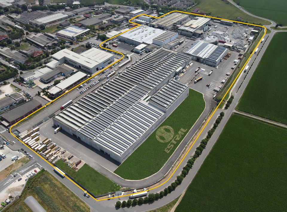 Vue aérienne Estral - Manerbio