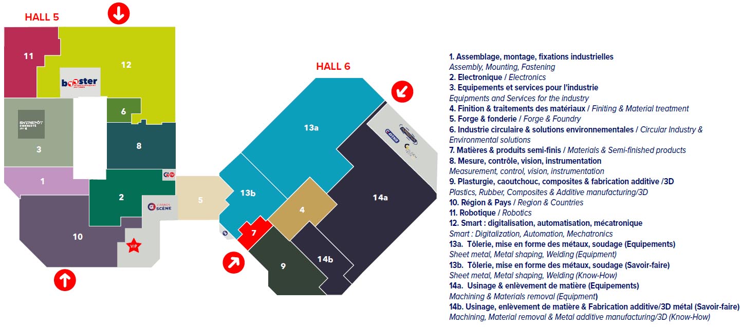 Plan Global Industrie 2026 — Estral Stand 6H53, Zone 7 Matières & produits semi-finis